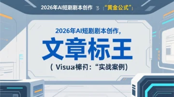 剧本为王：2026年AI短剧剧本创作的”黄金公式”与实战案例