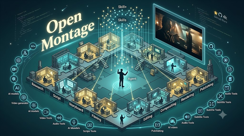 Open Montage:基于Agent技术的开源AI短剧制作系统