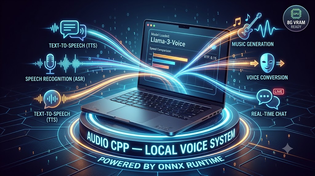 Audio CPP:让本地语音模型变成一套系统,8G显存就能跑