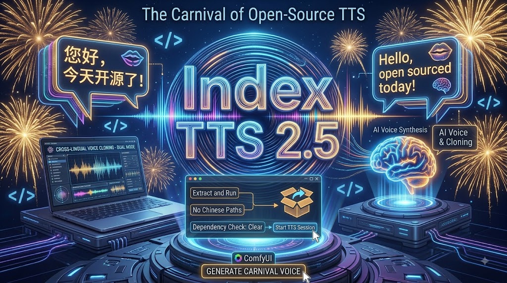 IndexTTS 2.5开源!附本地部署一键整合包下载