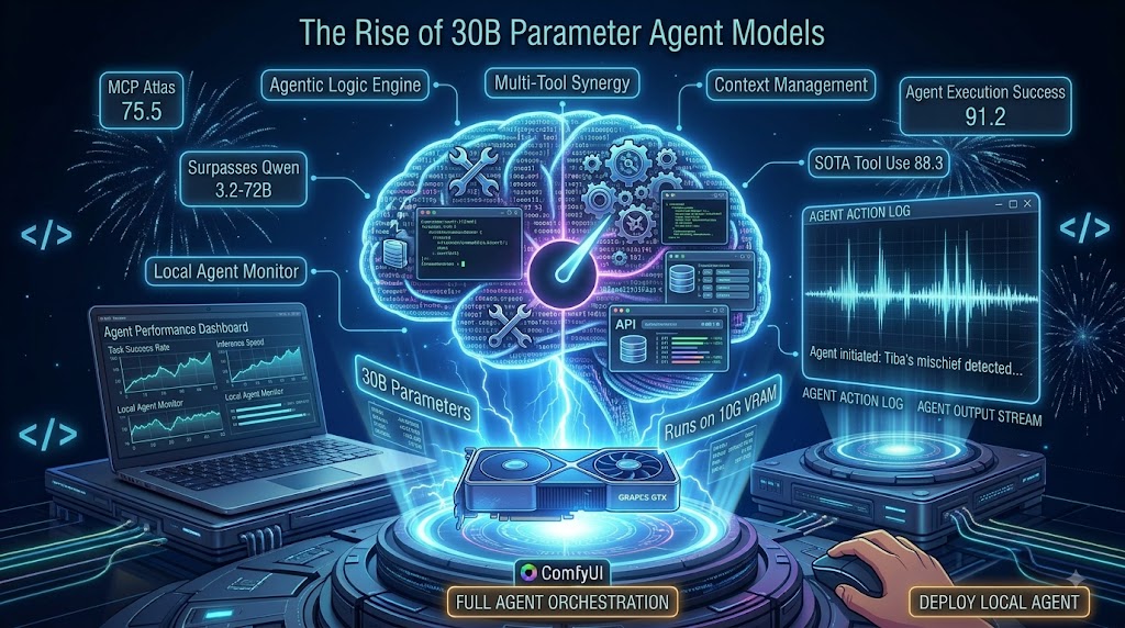Muse Glimmer 30B开源模型本地部署Agent工具调用视频教程