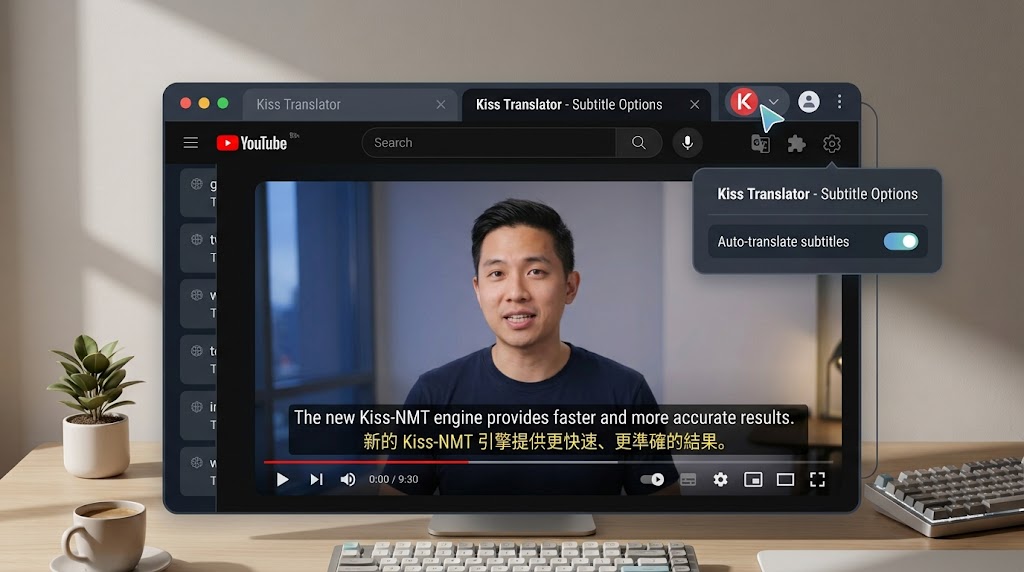 爆火的浏览器翻译插件推荐:简约翻译安装使用视频教程